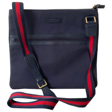 Gucci blue cloth handbag