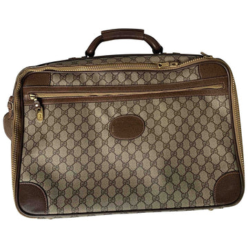 Gucci beige cloth travel bag
