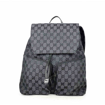 Gucci black cloth backpacks