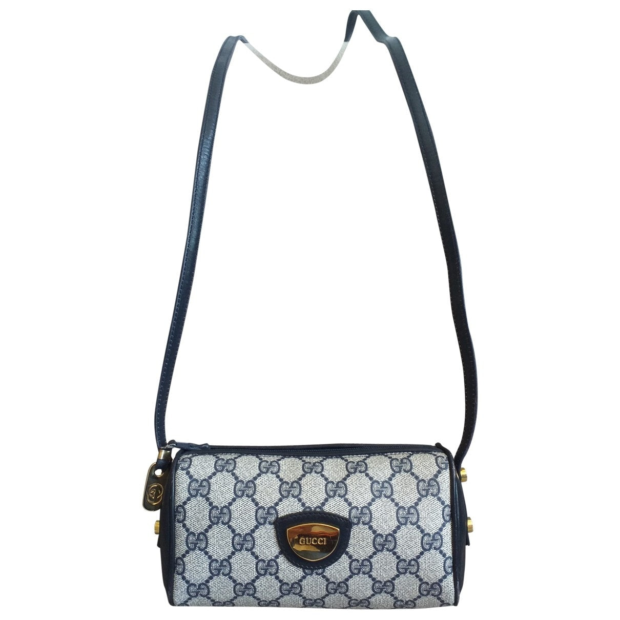 Gucci blue cloth handbag