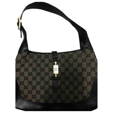 Gucci jackie vintage  black cloth handbag