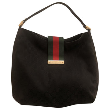 Gucci black cloth handbag