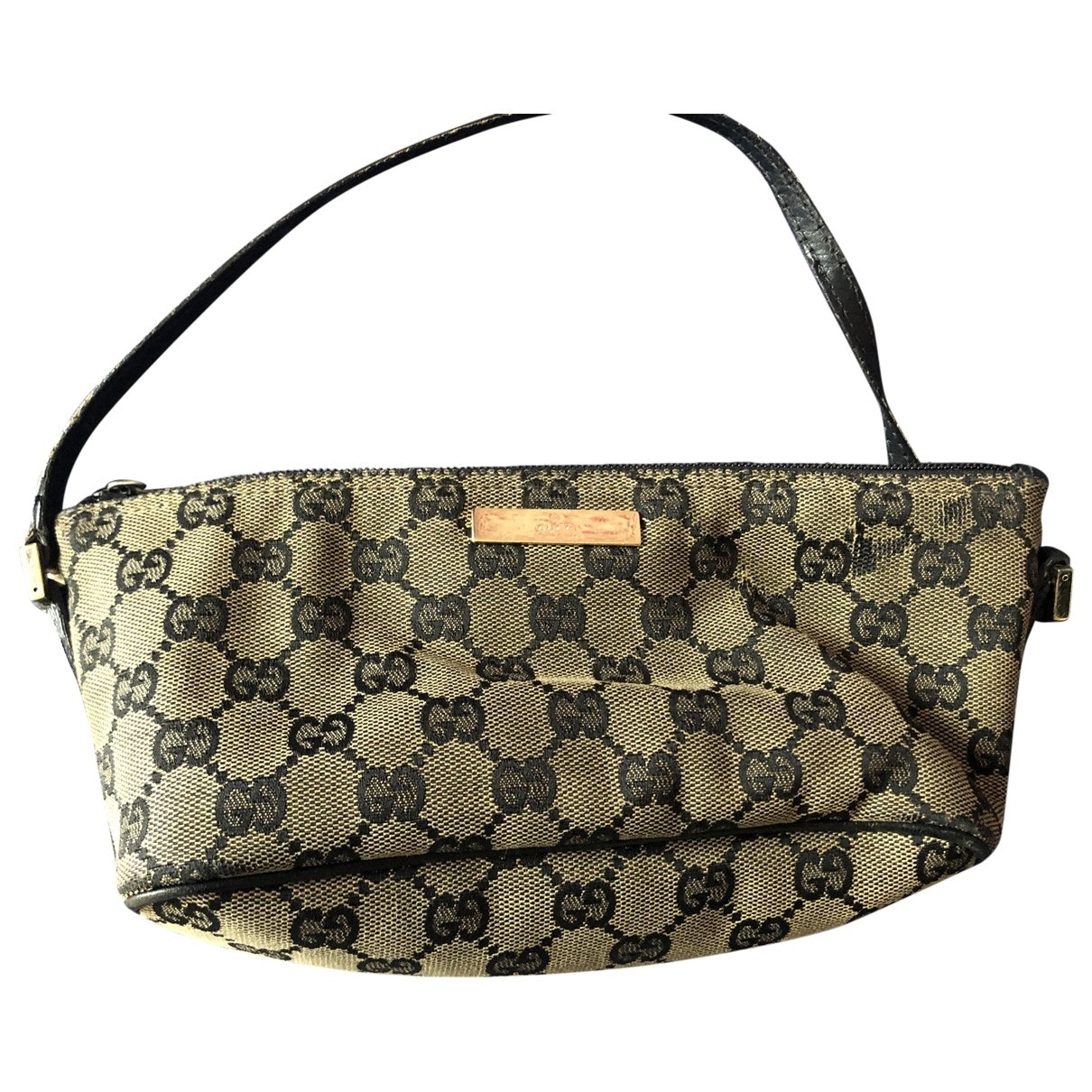 Gucci black cloth handbag