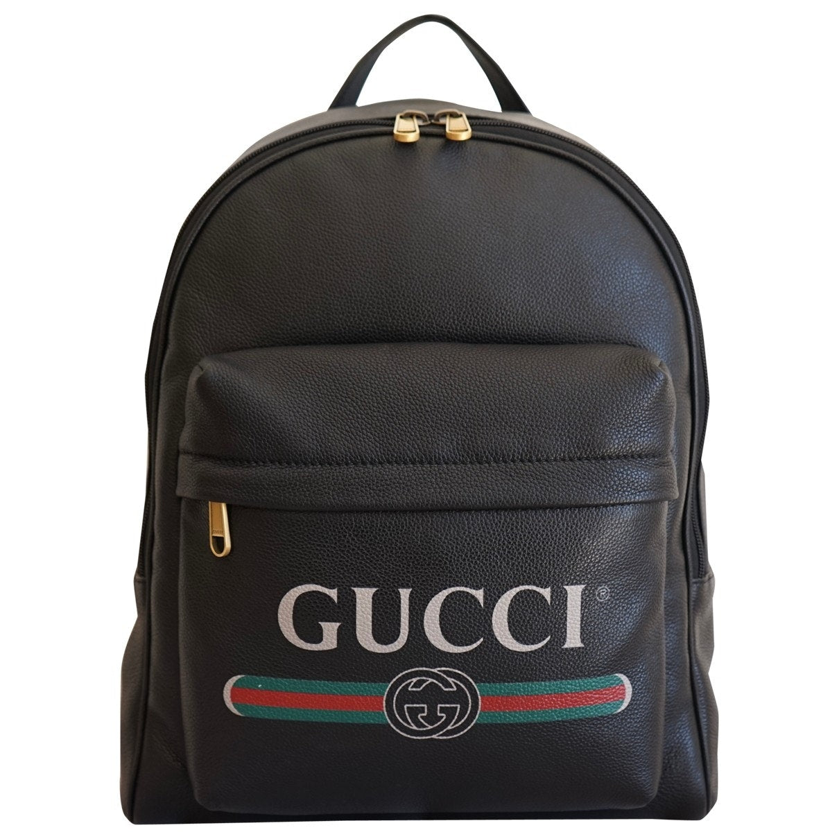 Gucci black leather bag