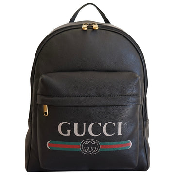 Gucci black leather bag