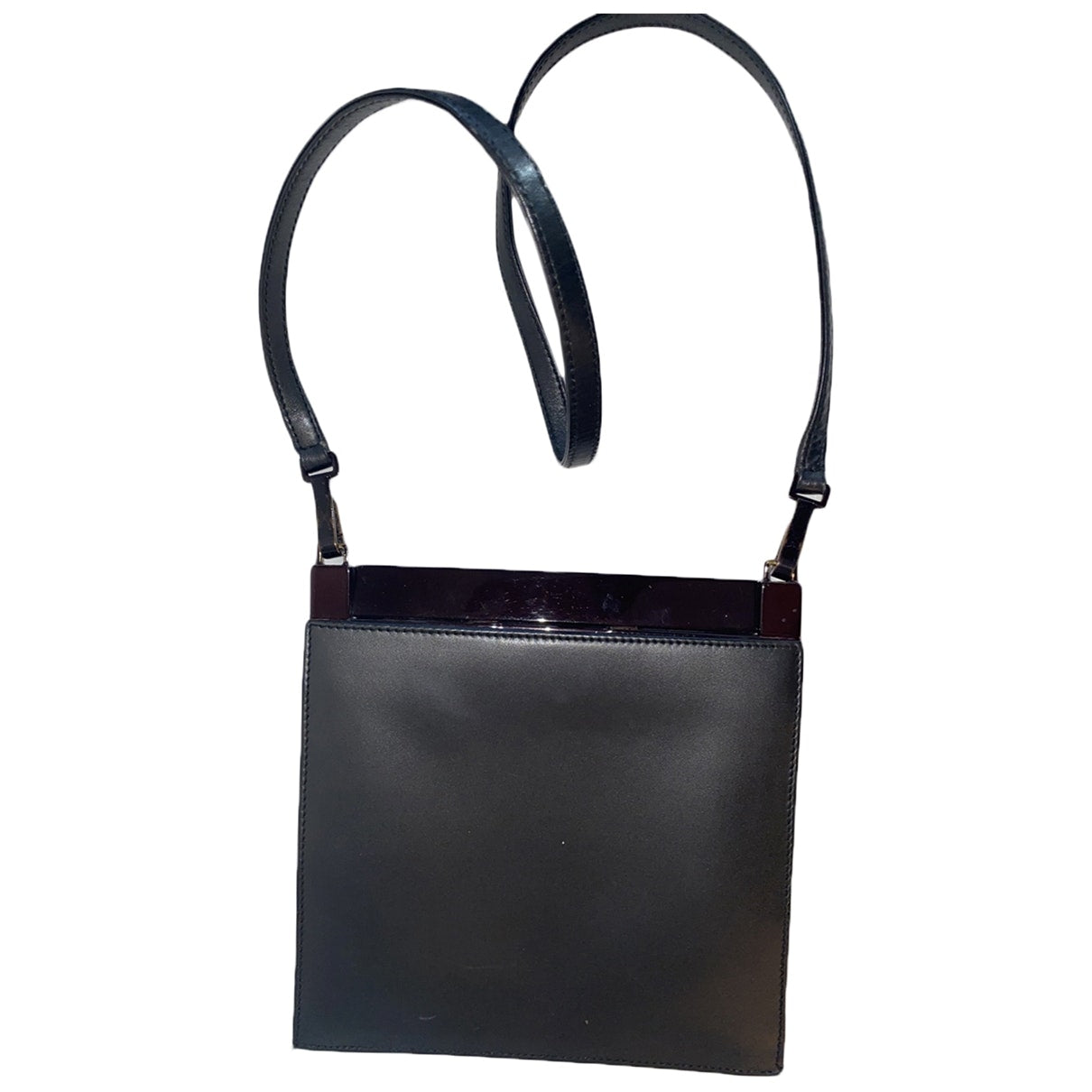 Gucci black leather handbag