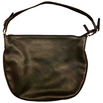 Gucci black leather handbag