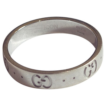 Gucci icon white white gold rings