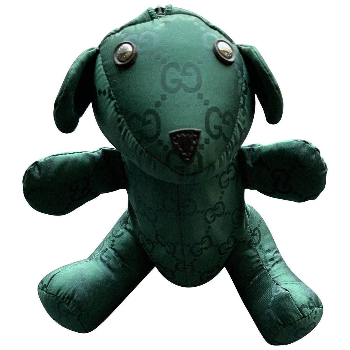 Gucci green polyester handbag