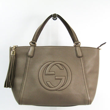 Gucci soho beige leather handbag