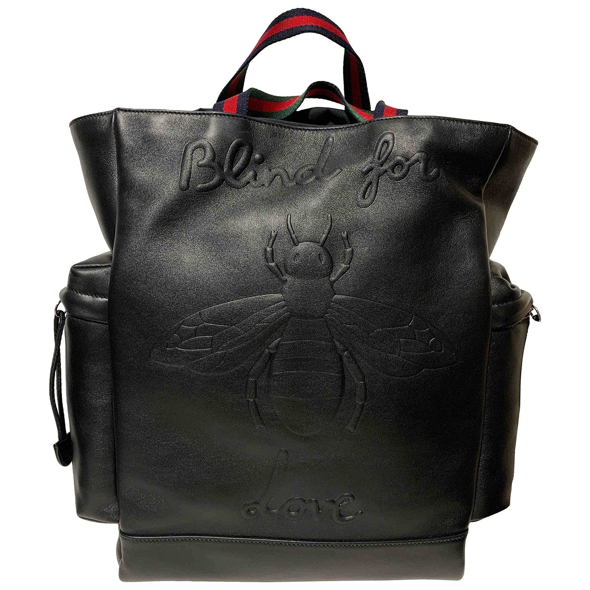 Gucci black leather bag