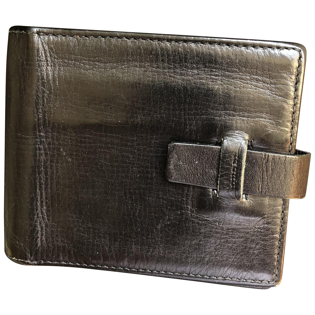 Gucci black leather case