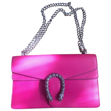 Gucci dionysus pink leather handbag