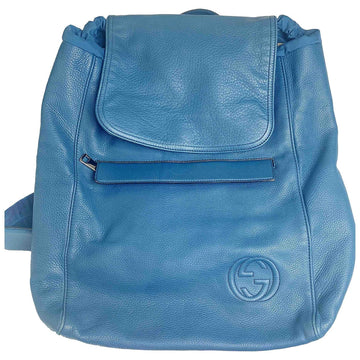 Gucci blue leather bag