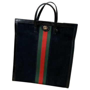 Gucci ophidia black suede handbag