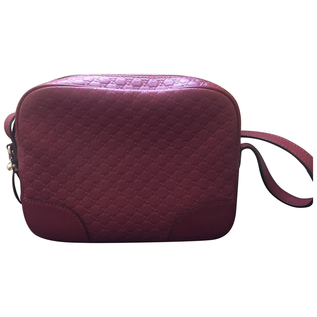 Gucci bree red leather handbag