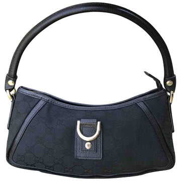 Gucci black cloth clutch bag