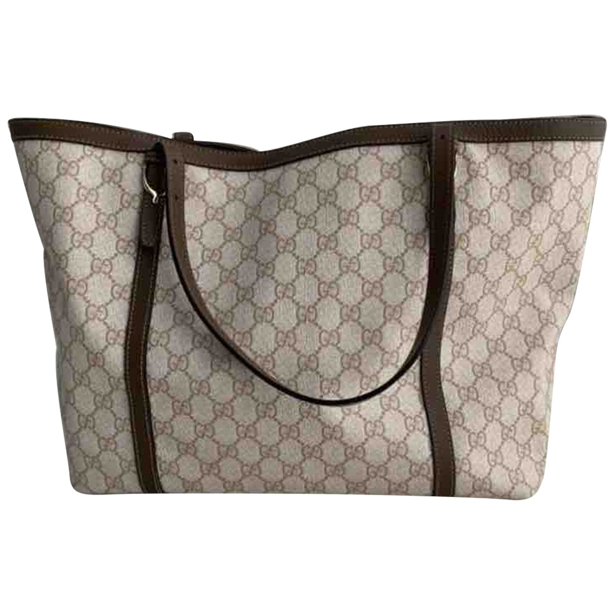 Gucci beige cloth handbag
