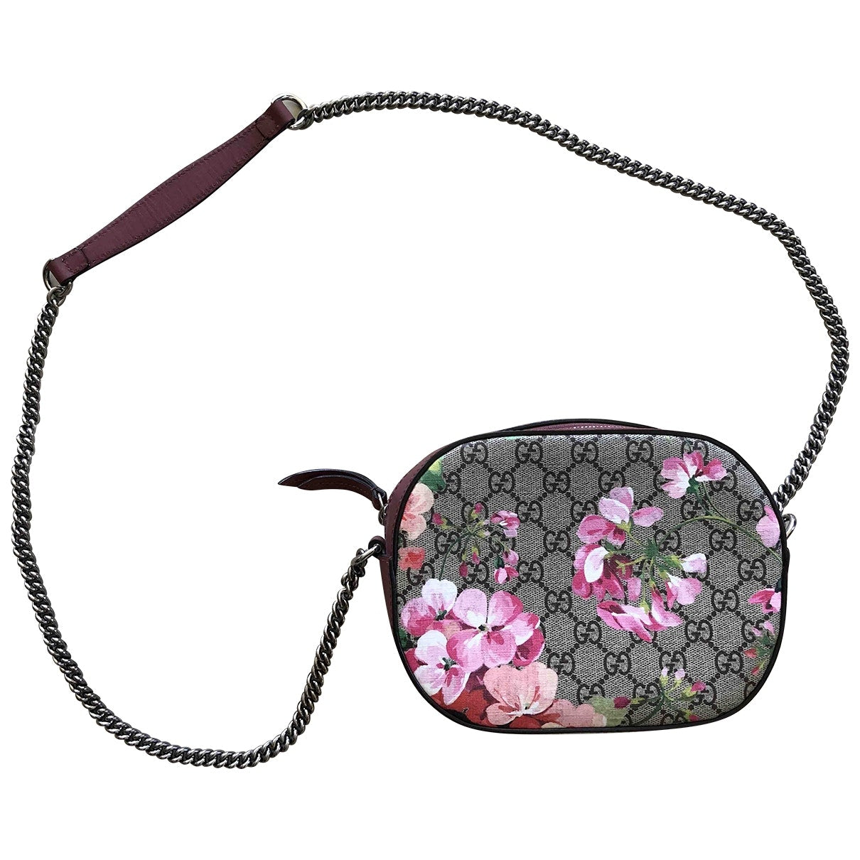 Gucci pink cloth handbag