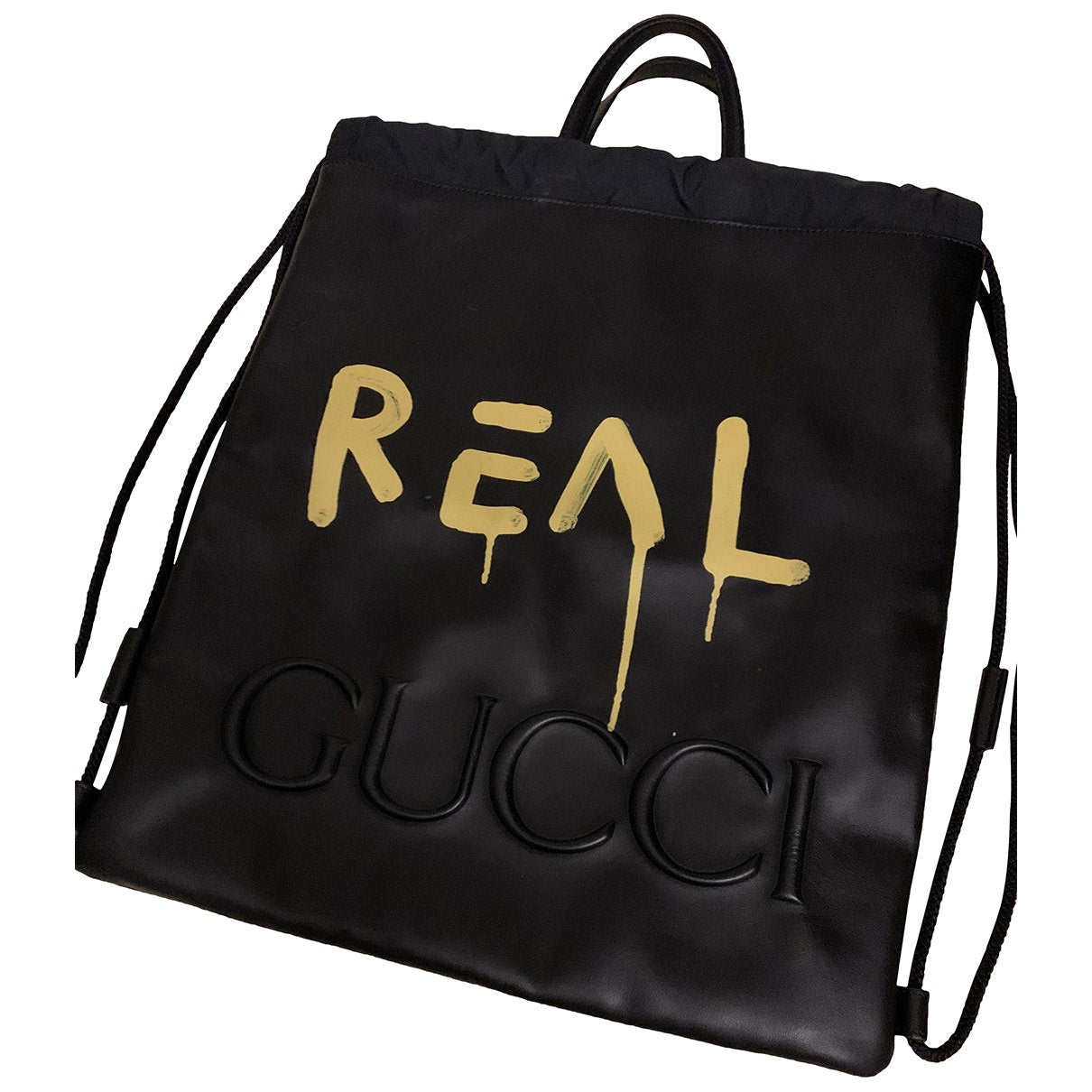 Gucci black leather bag