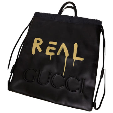 Gucci black leather bag