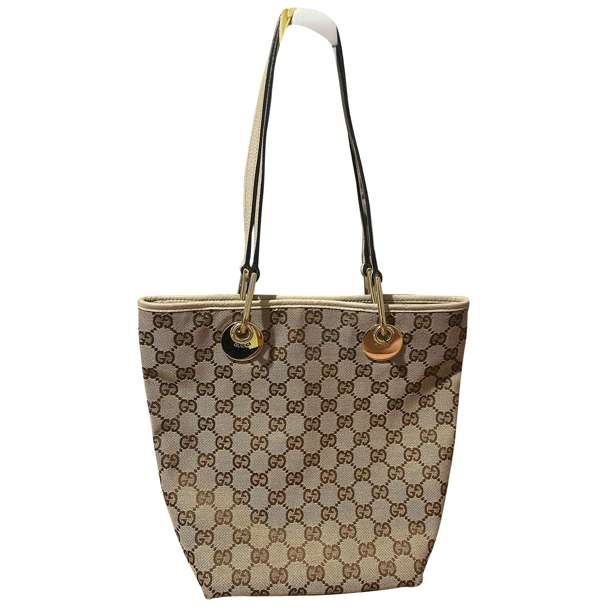 Gucci beige cloth handbag