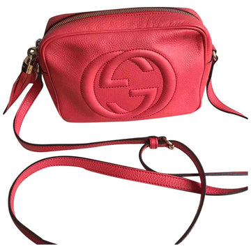 Gucci soho red leather handbag