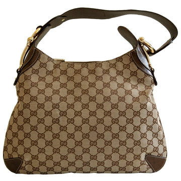 Gucci hobo beige cloth handbag
