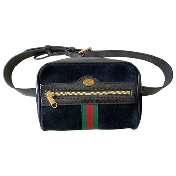 Gucci ophidia black suede handbag