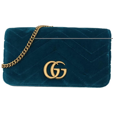 Gucci marmont purple velvet handbag