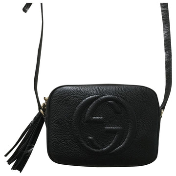 Gucci soho black leather handbag