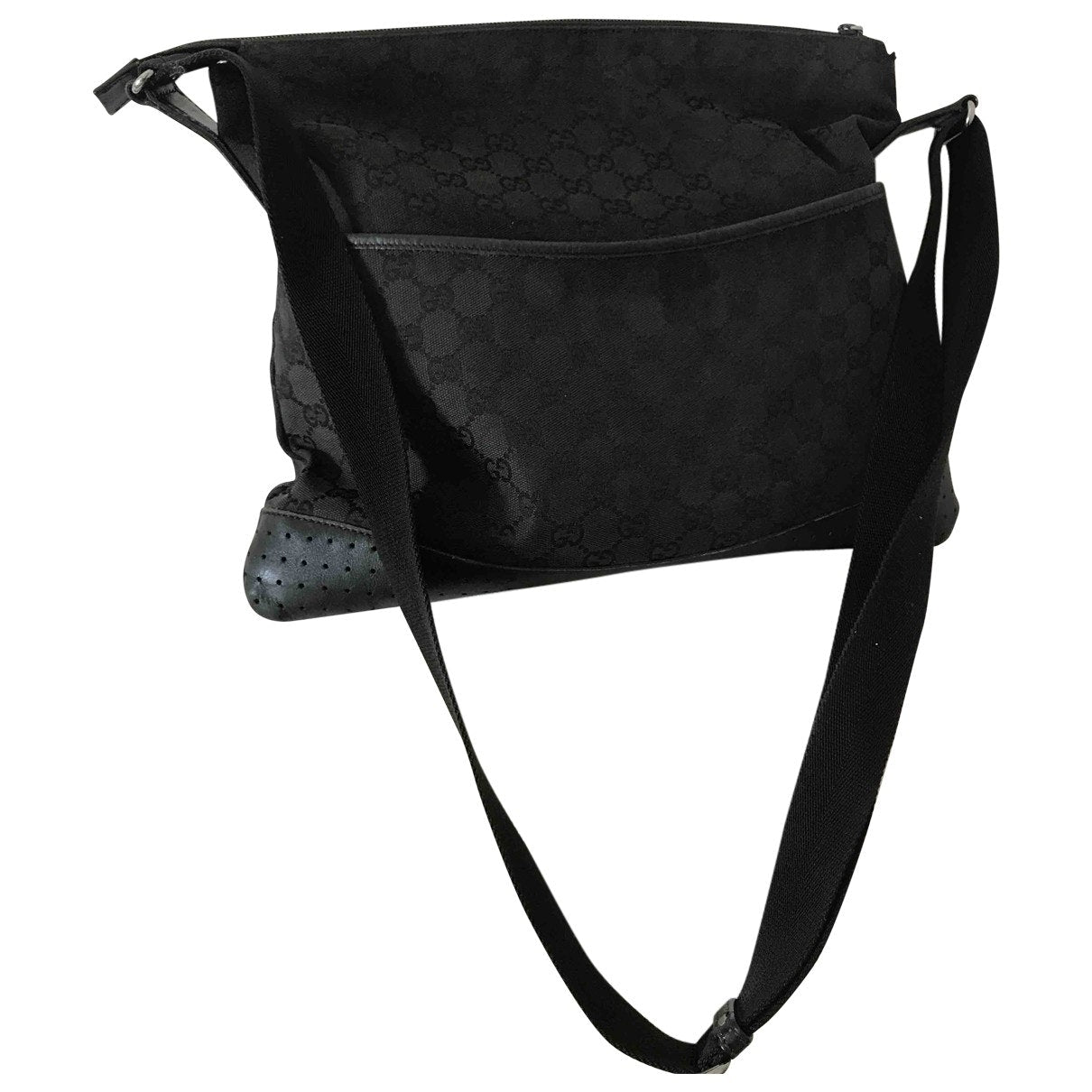 Gucci black cloth handbag