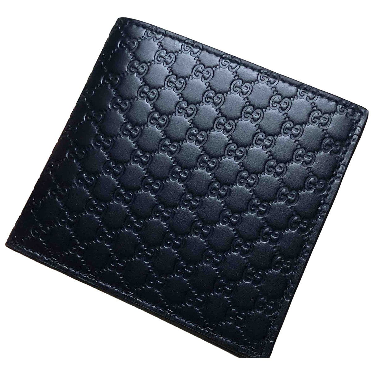 Gucci blue leather case