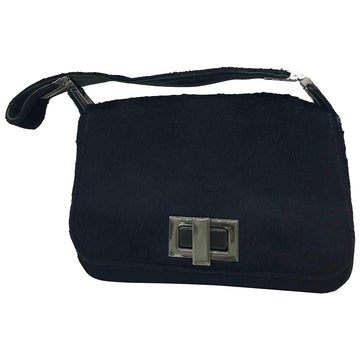 Gucci black pony-style calfskin handbag