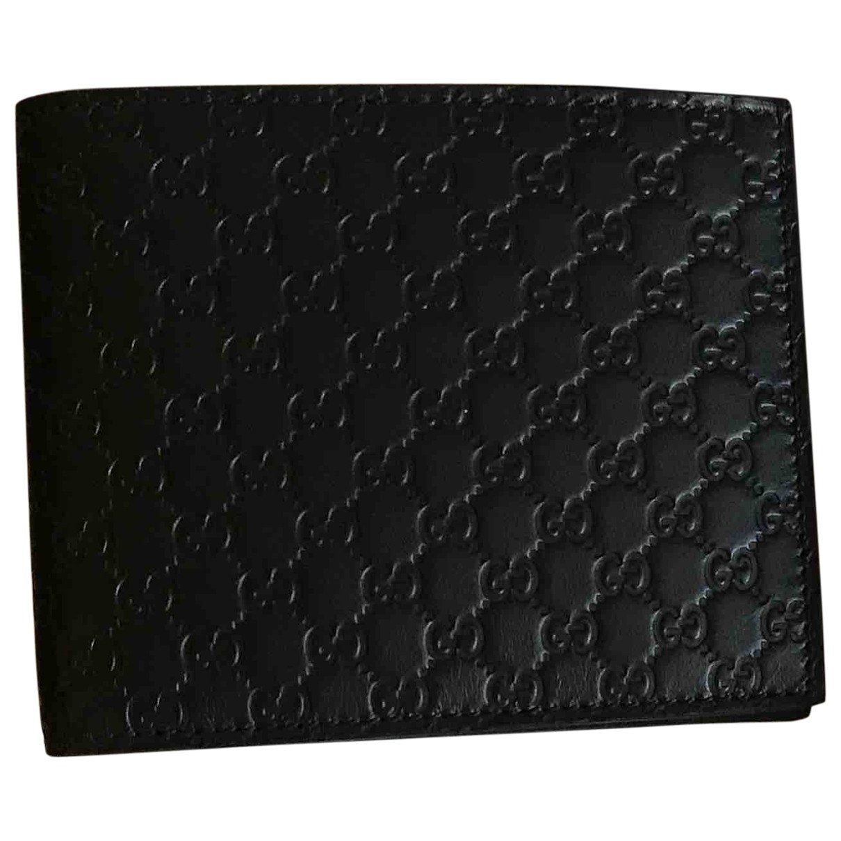 Gucci black leather case