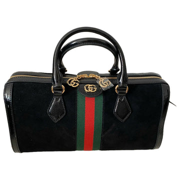 Gucci ophidia black suede handbag