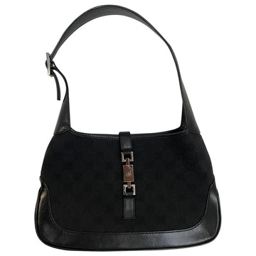 Gucci jackie vintage  black cloth handbag