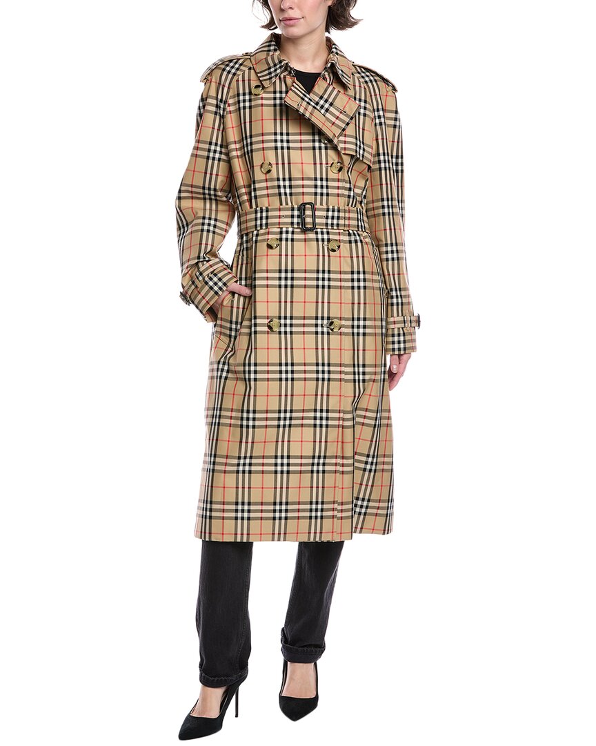 Burberry Check Trench Coat