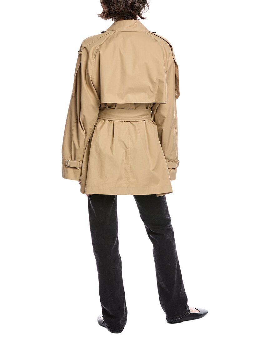 Burberry Short Gabardine Trench Coat