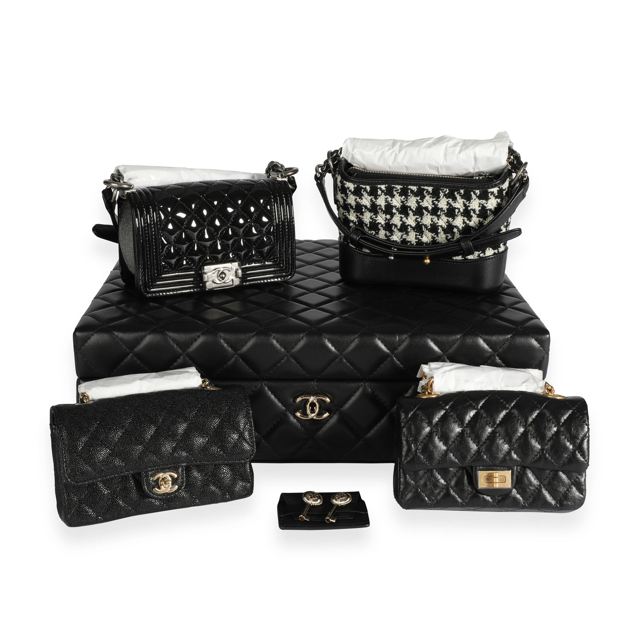 Top Quality Chanel NIB Success Story Set of 4 Mini Bags and Trunk