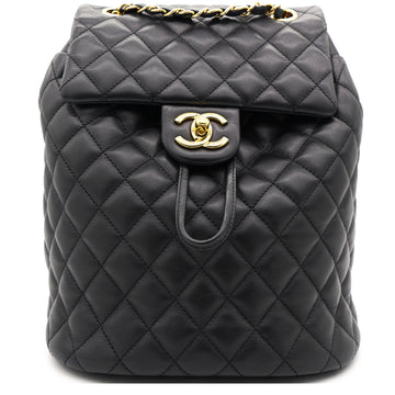 Chanel Calfskin Quilted Small Urban Spirit Backpack Black