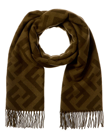 Fendi Ff Cashmere Scarf