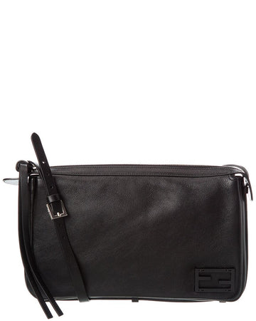 Fendi Simply Fendi Medium Leather Shoulder Bag