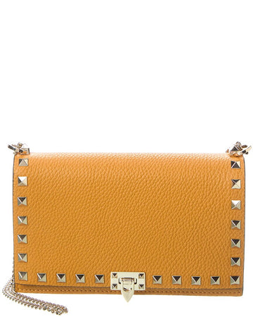 Valentino Rockstud Grainy Leather Crossbody