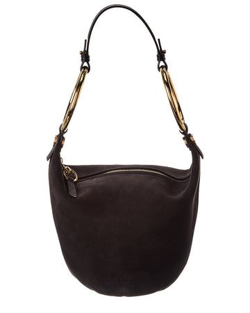 Chloé Bracelet Small Suede & Leather Hobo Bag