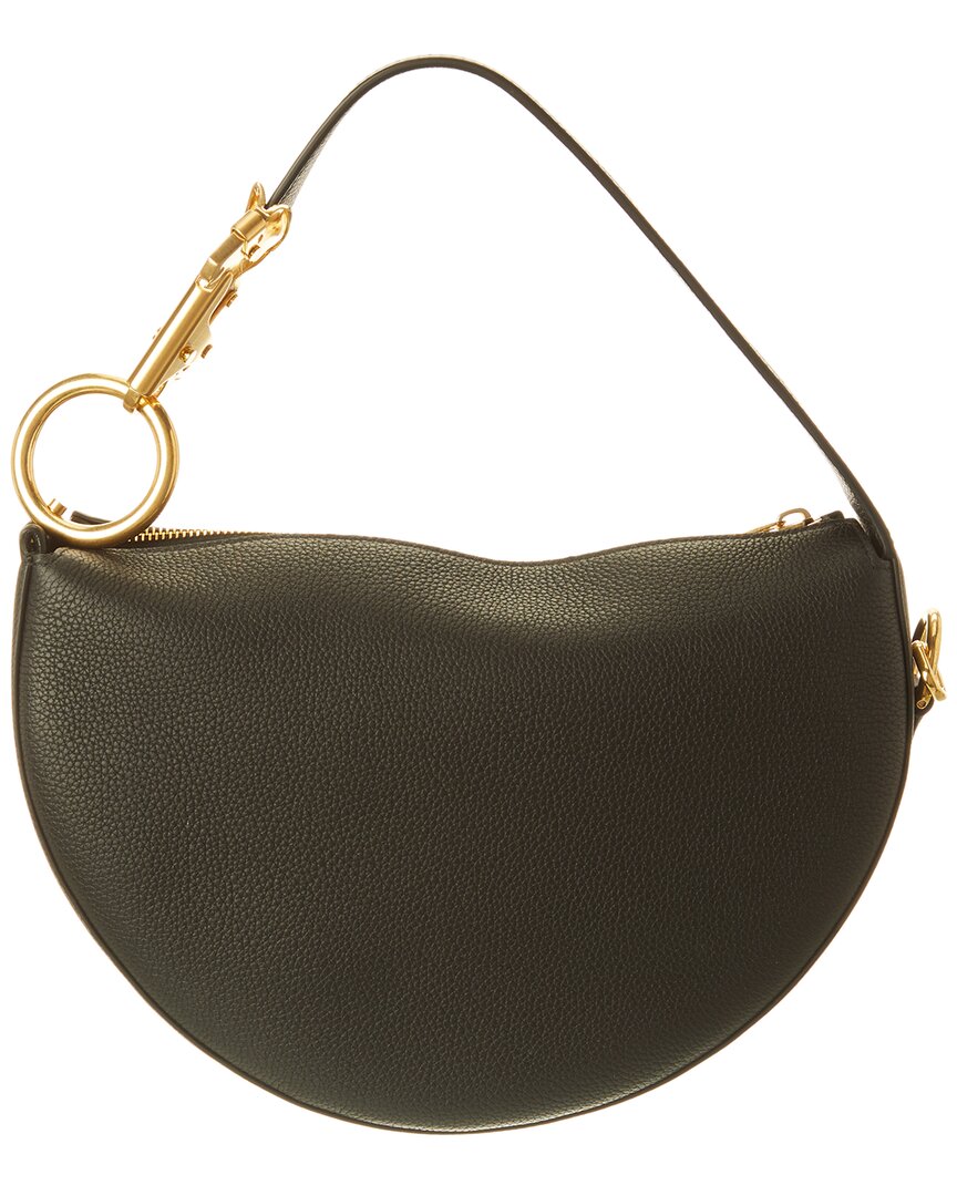 Burberry Knight Arc Leather Hobo Bag