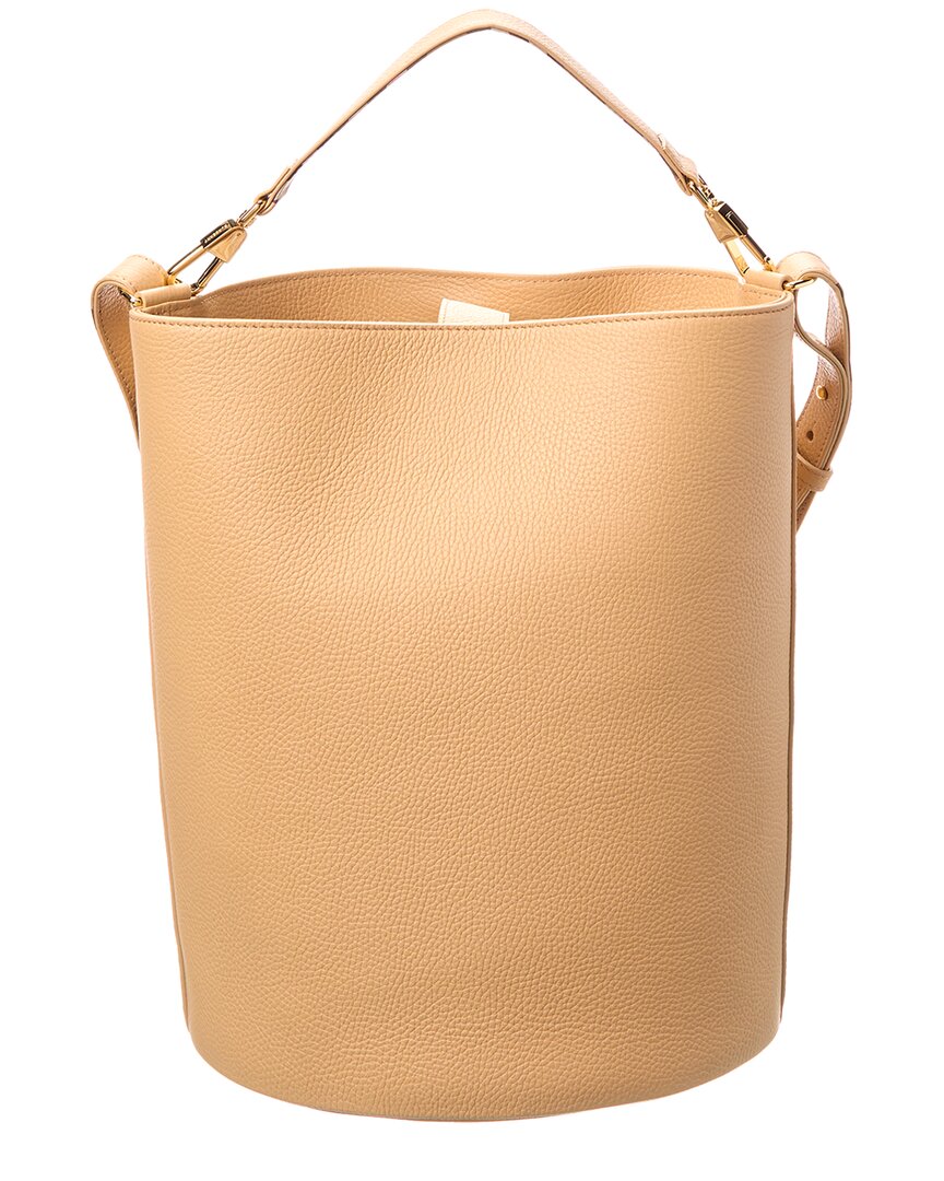 Burberry Medium Leather Bucket Bag