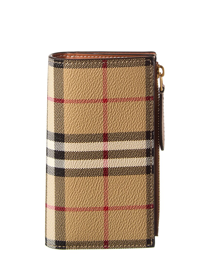 Burberry Medium Vintage Check E-Canvas Card Case