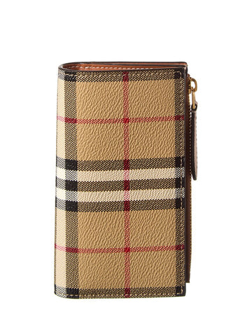 Burberry Medium Vintage Check E-Canvas Card Case