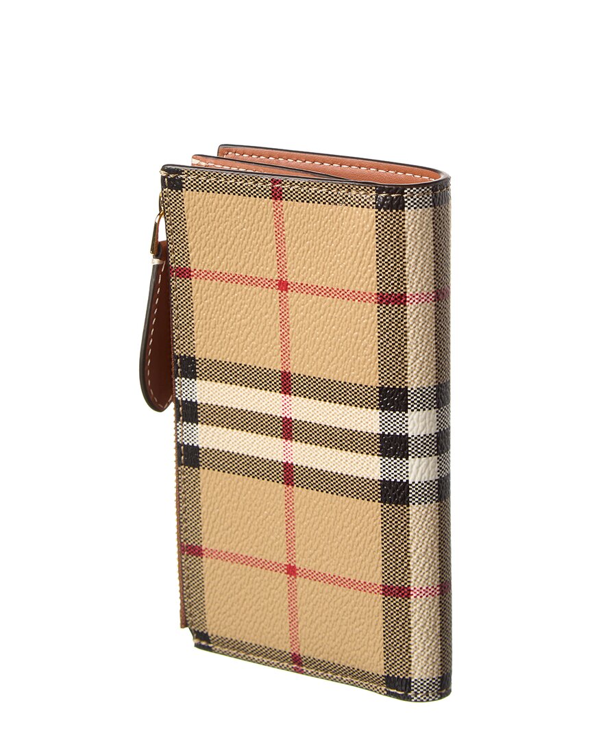 Burberry Medium Vintage Check E-Canvas Card Case